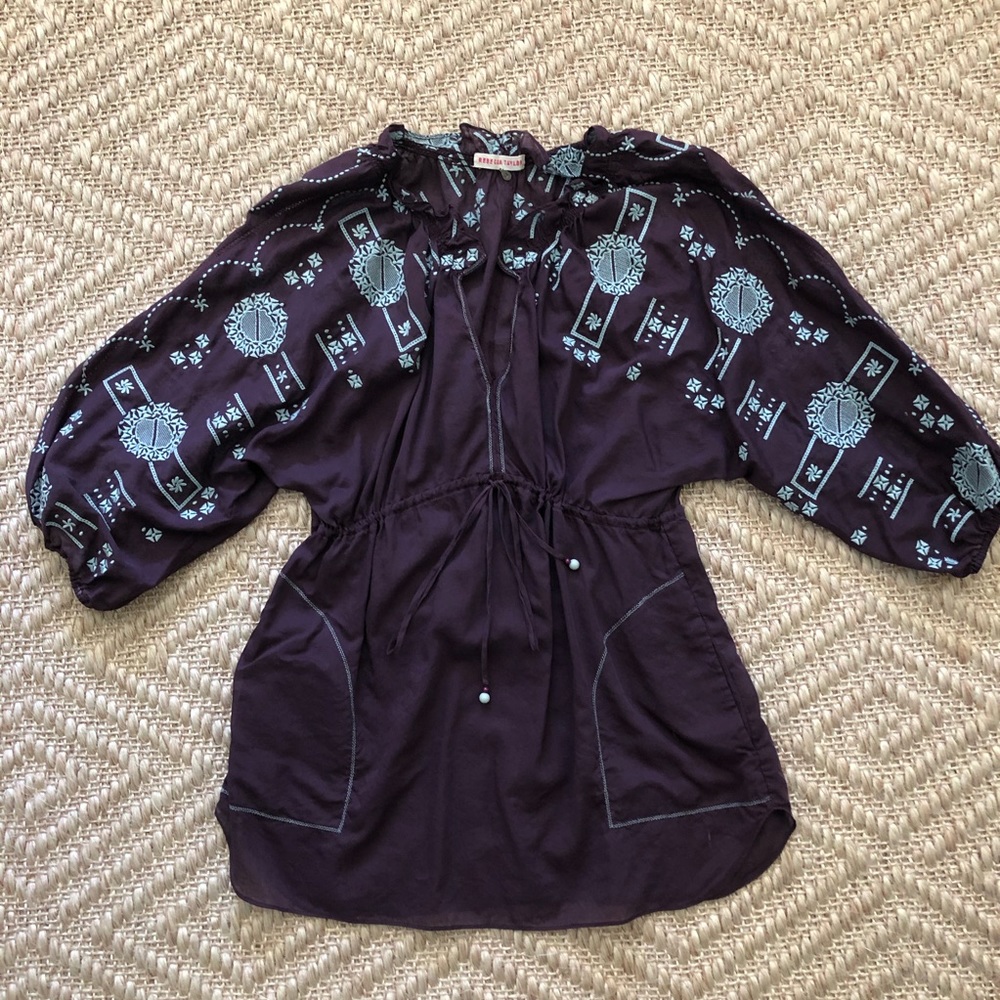 Rebecca Taylor Embroidered Blouse